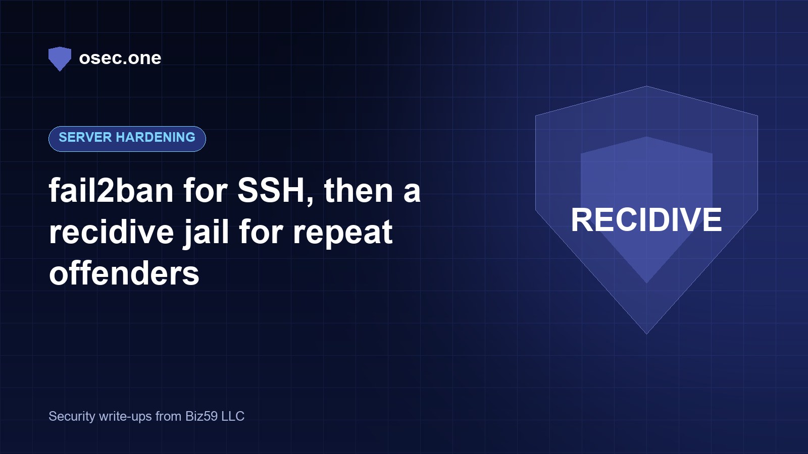 fail2ban for SSH, then a recidive jail for repeat offenders