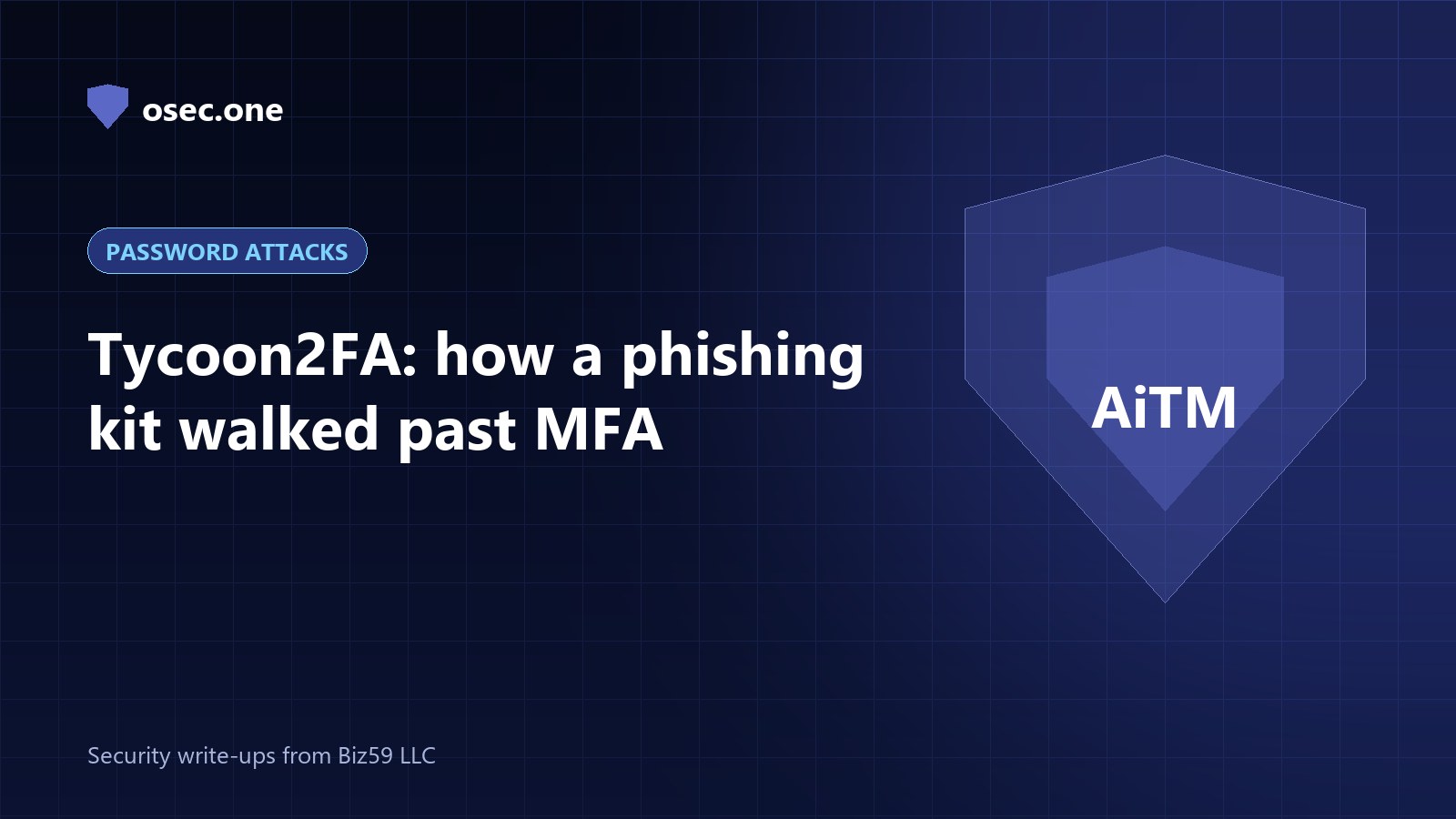 osec.one case analysis cover: adversary-in-the-middle phishing and session theft